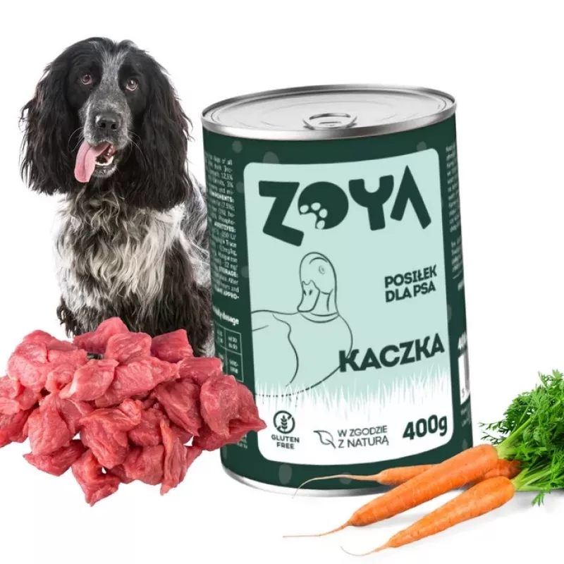ZOYA Pato - comida húmida para cães - 400g