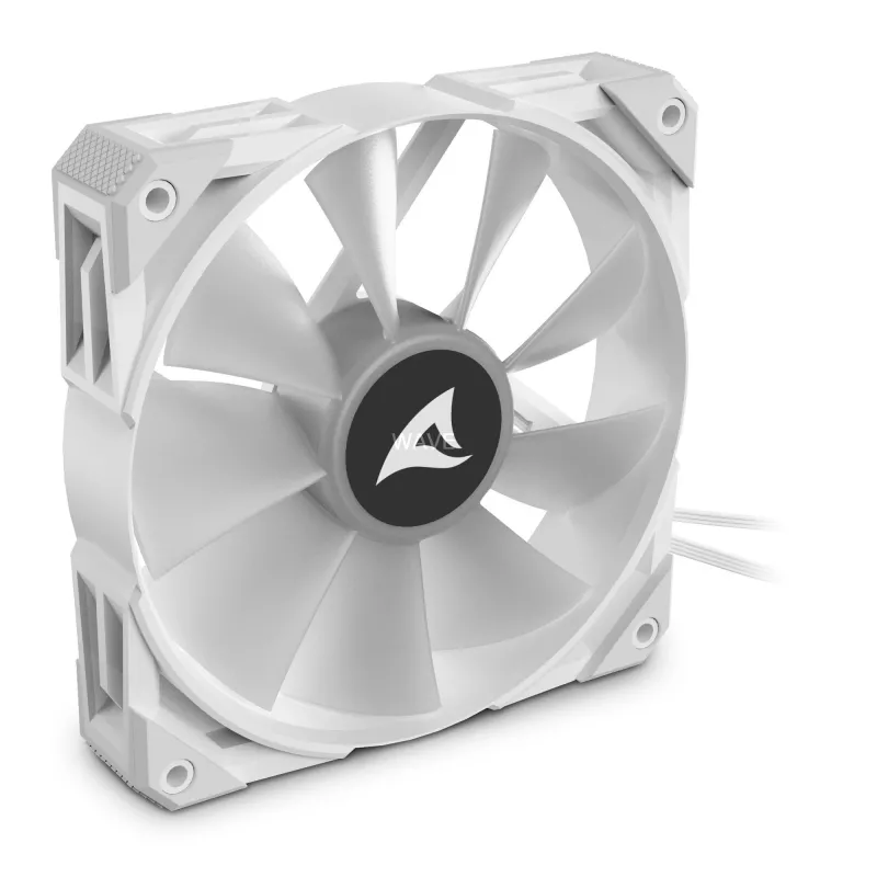 Ventoinha Sharkoon F50 12 cm Cinzento Branco 600-2000 RPM 132 m³/h