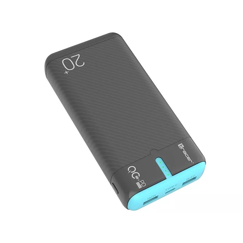 Tracer EnerGen 20000 mAh preto, azul