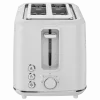 Torradeira elétrica, branca, 220-240V, 50-60Hz, 920-1080W, 2 ranhuras, 3 modos, 7 níveis de tostagem