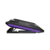 Base de arrefecimento para portátil FURY GUNBAI G3 14,1–17,3 polegadas com 2 ventoinhas, iluminação RGB, 2× USB