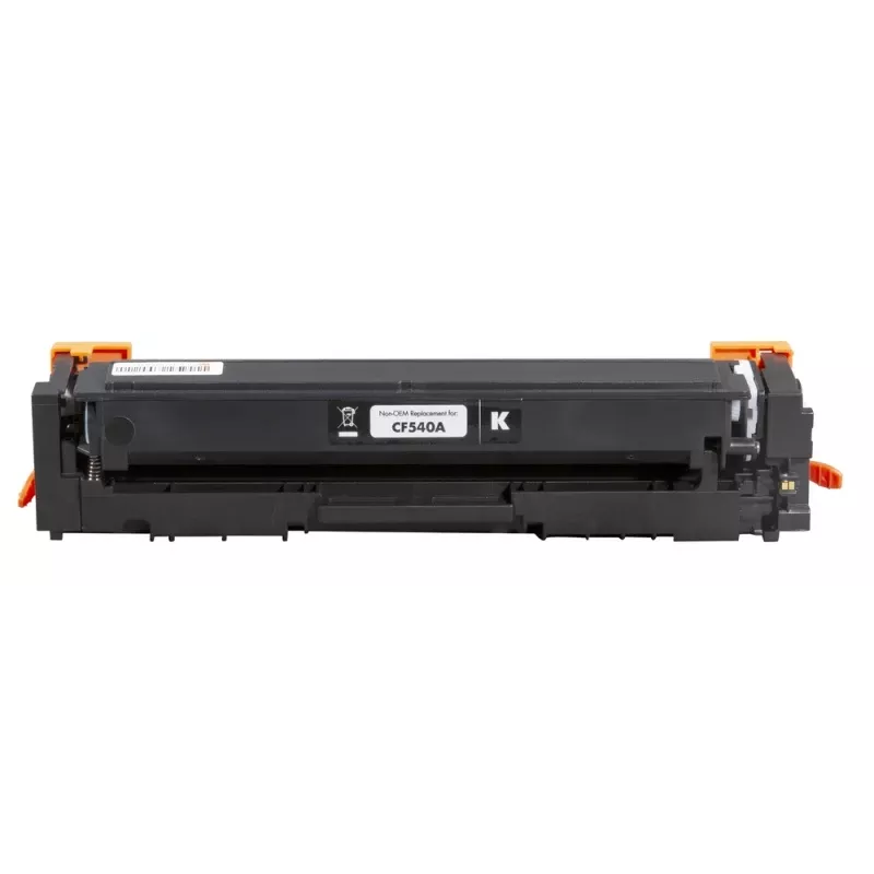 Cartucho compatível Static-Control HP n.º 203A preto 1,4K (CF540A)/Canon CRG-054K chip novo
