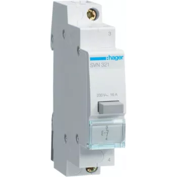 Hager SVN321. Largura: 17,5 mm, Altura: 83 mm (SVN321)