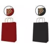 Saco de presente agipa 101648 – saco de presente em papel kraft vermelho 350 × 400 mm com cordão