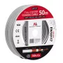 Cabo coaxial Maclean MCTV-471 RG-6/U 50 m branco
