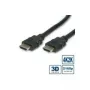 Cabo HDMI VALUE Ultra HD com Ethernet - HDMI macho para HDMI macho - 2 m - Isolamento duplo - Preto