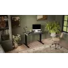 Secretária Cama Meble MOON secretária reta com regulação elétrica de altura 1210×670 mm preta/antracite