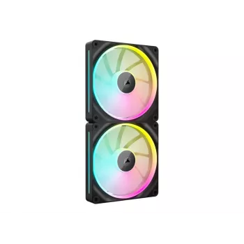 Ventoinha de caixa CORSAIR iCUE Link LX140 ARGB 140mm – pack de 2, preto
