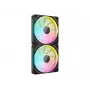 CORSAIR iCUE LINK LX140 RGB PWM ventoinha para caixa, 140 mm, ARGB, (2 un.), preta