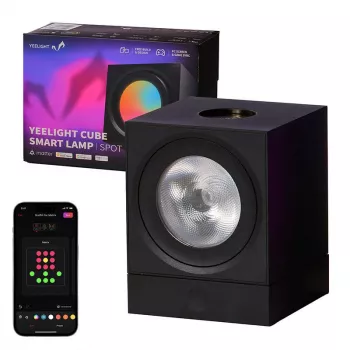Painel de luz gaming YEELIGHT SMART CUBE LIGHT SPOT Base (YLFWD-0008) Preto