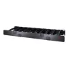 APC AR8612 organizador de cabos horizontal, de um só lado com tampa, 1U, 150 mm (6") de profundidade, preto