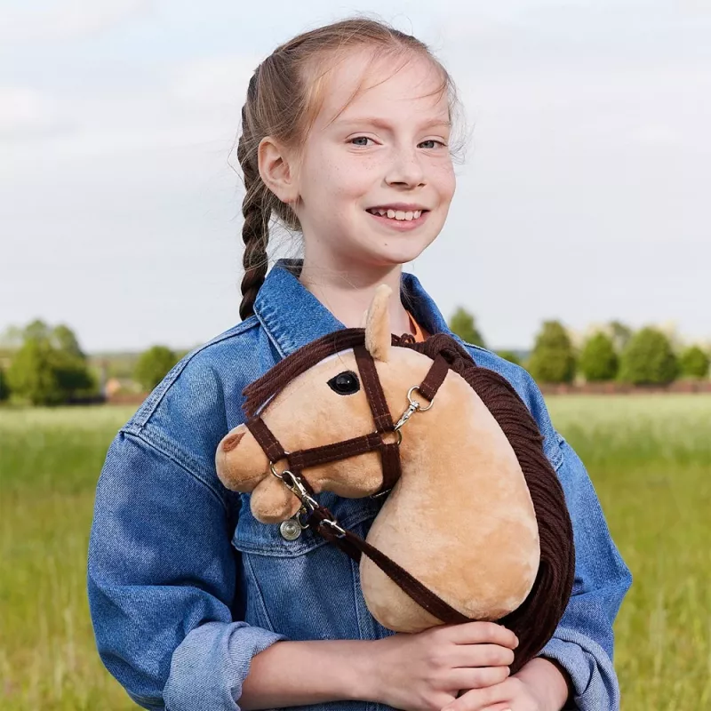 Cavalo de pau HOPPIHORSE Hobby Horse A4 bege