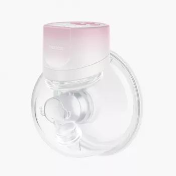 Momcozy S12 Pro bomba de leite elétrica dupla rosa, 180 ml