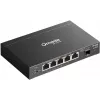 Switch de rede TP‑LINK SG2206MP L2 Gigabit Ethernet PoE 5 portas (5x Gigabit, 1x SFP, PoE+ 4 portas, orçamento 63W)