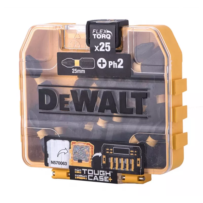 Bits para chave de fendas 2x25/25 unid. DT70555T DEWALT