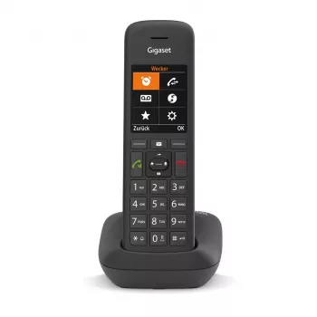 Telefone analógico/DECT Gigaset C575 com identificação de chamadas preto