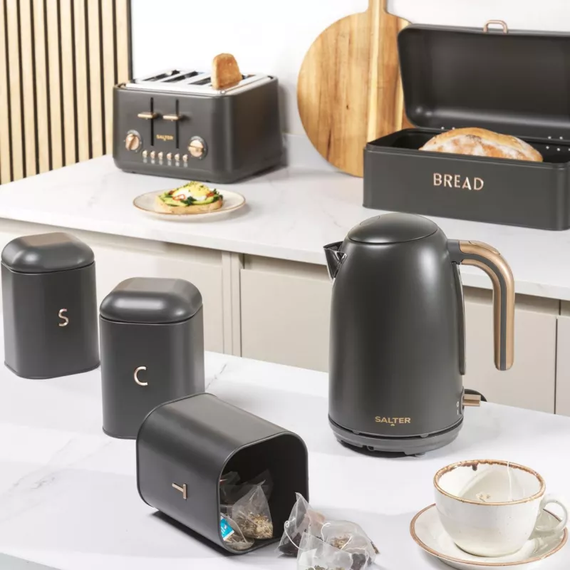 Chaleira elétrica Salter 1,7 l 3000 W preta