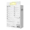 Baseus Crystal Shine CAJY000301 Cabo USB-C para Lightning, 20 W PD, 2 m, Preto