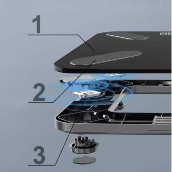 Balança de pessoas inteligente Extralink Home, Bluetooth