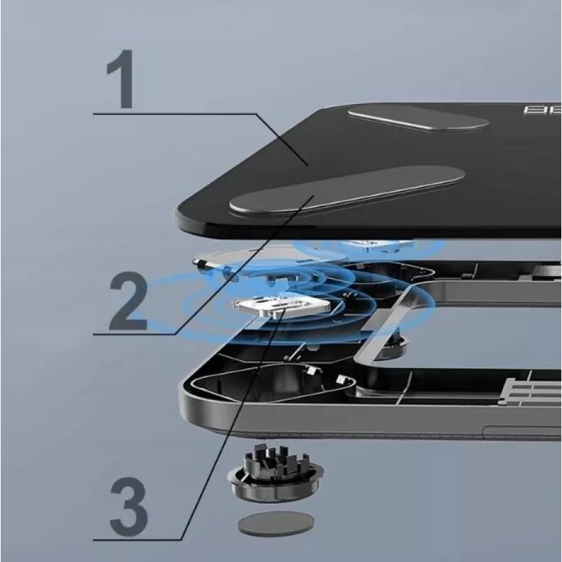 Balança de pessoas inteligente Extralink Home, Bluetooth