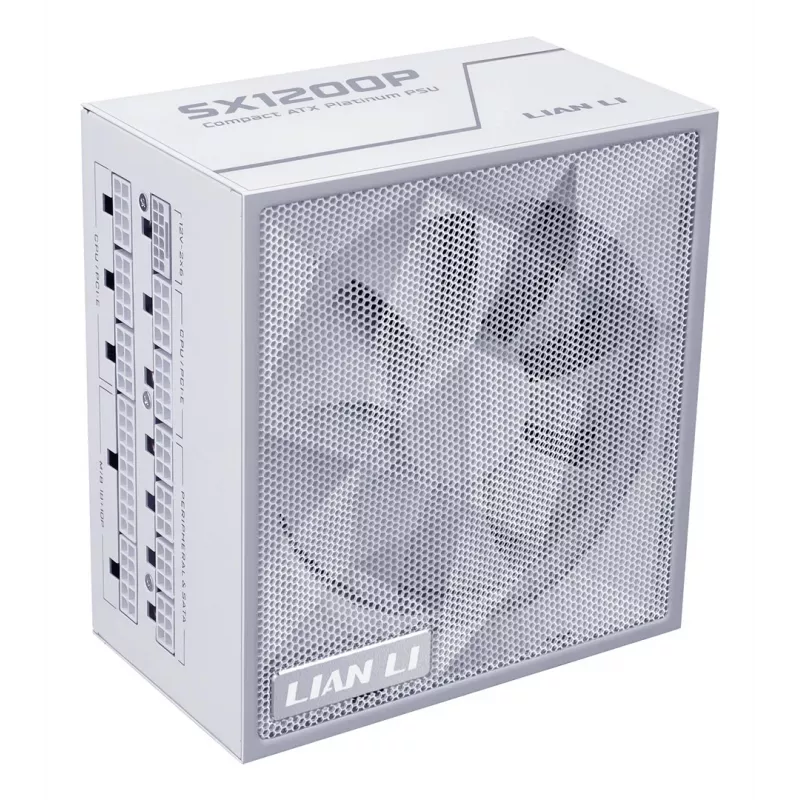 Fonte de alimentação Lian Li SX Series 80 PLUS Platinum totalmente modular PCIe 5.1 ATX 3.1 1.200 W