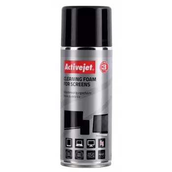 Espuma de limpeza de equipamentos ActiveJet AOC-101, 400 ml lata spray para ecrãs LCD/LED/plasma e de telemóvel