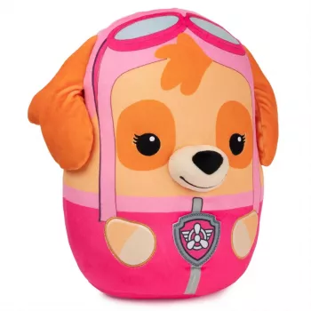 PAW Patrol Skye Squish peluche, brinquedo oficial da popular série de desenhos animados, peluche macio para crianças a partir de 1 ano, 12 polegadas