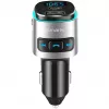 Transmissor FM 4smarts 456201 isqueiro preto prateado AM FM Bluetooth