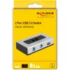 DeLOCK 87667 USB 3.0 Comutador de partilha bidirecional de 2 portas