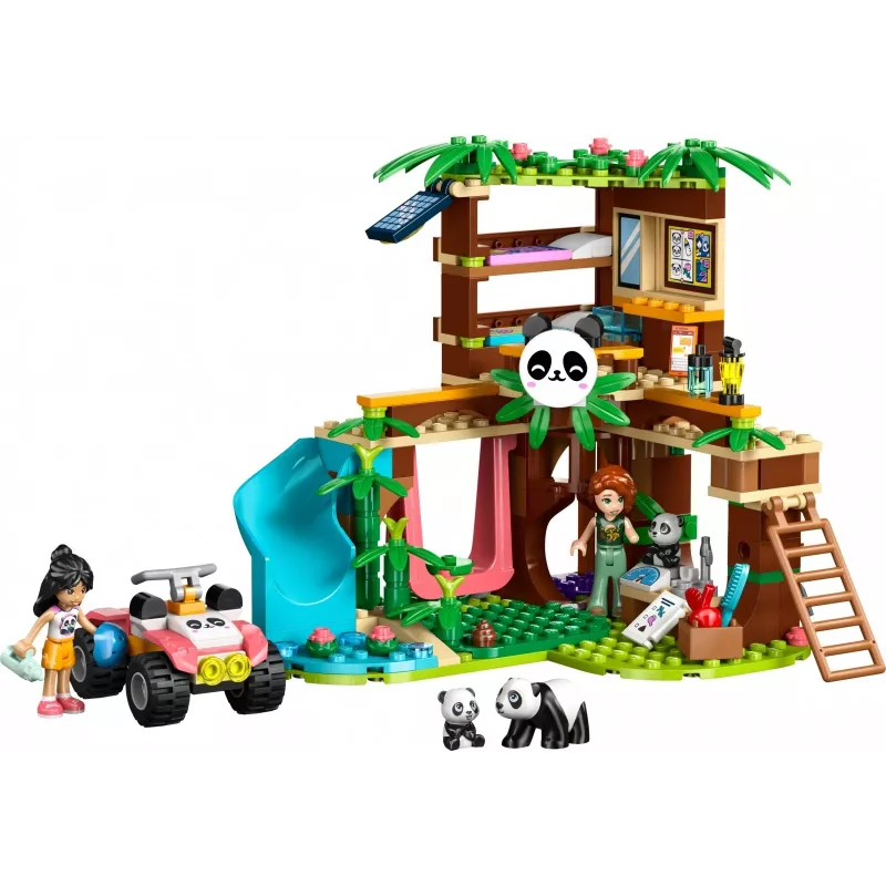LEGO FRIENDS 42648 Santuário dos Pandas cuidados animais