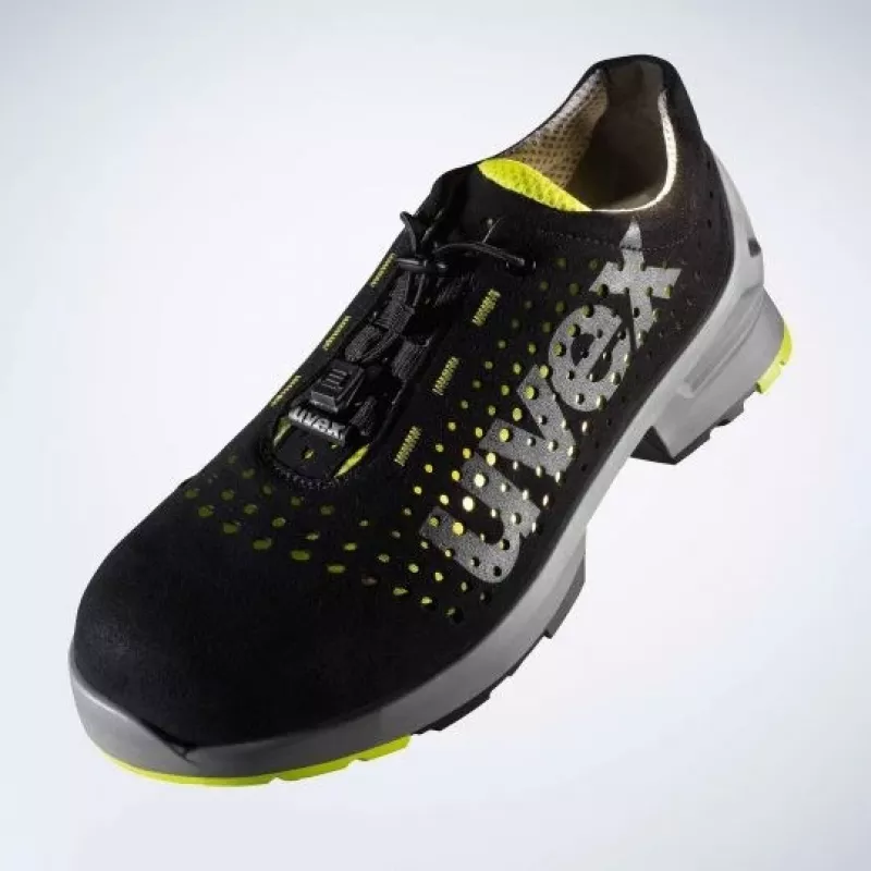 Sapatos de segurança Uvex 85438 unissexo adulto preto lima poliuretano microveludo