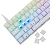Teclado mecânico com fios White Shark Shinobi-2 (GK-004221) — interruptores azuis, branco, layout US