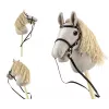 Cavalo de pau de peluche Milly Mally 6626 cinzento-claro – milly mally peluche, cavalo de pau para montar