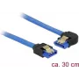 Cabo SATA DeLOCK 84984 0,3 m SATA 7 pinos preto azul