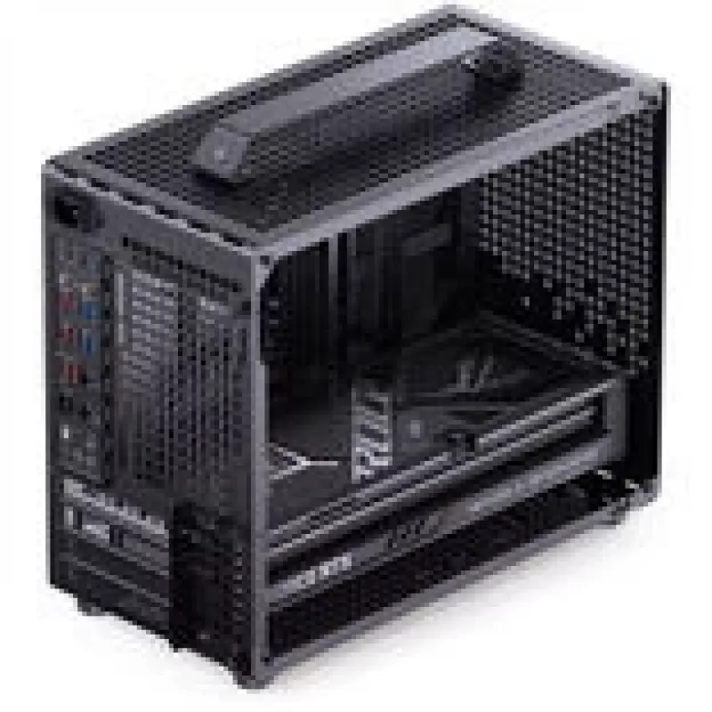 Caixa de computador Jonsplus Z20 Mesh Mini Tower Micro-ATX preto