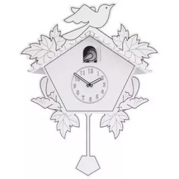 NeXtime Relógio 2999 Cuck a Do It Yourself, 40 x 55 cm, parede, branco