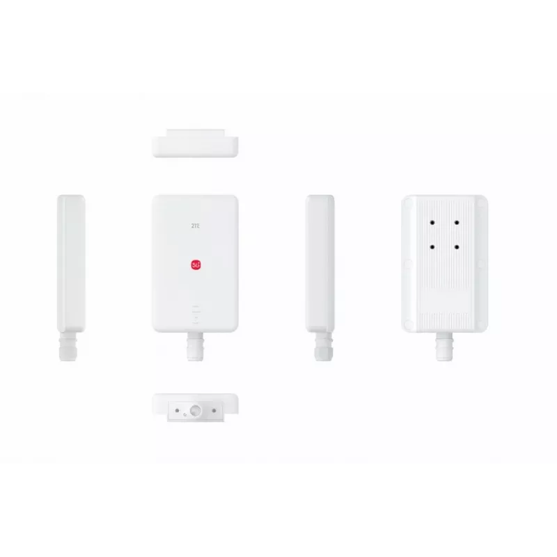 ZTE G5 Max Router Wi-Fi dual-band 802.11ac – 5G, dual-SIM, 1x 2,5GbE, USB‑C, 48V, branco
