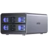 Caixa RAID externa Unitek S1308B01-EU para unidades de 2,5 polegadas/3,5 polegadas, até 40 TB, interface 5 Gbit/s