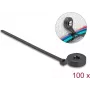 Abraçadeira de cabo DELOCK 18915 180×6 mm preto, nylon, 180 mm de comprimento, 6 mm de largura