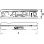 Descarnador coaxial ks tools 115.1002 para cabo coaxial Ø 4,8–7,5 mm