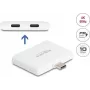 Adaptador DELOCK USB Type-C — dados USB-C 10 Gbit/s, vídeo 4K@60Hz, PD 92W (modelo 61088)