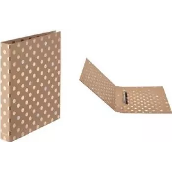 Dossier de argolas Herlitz Pure Glam A4 dourado