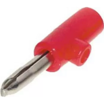 Ficha banana ShiverPeaks 56200-R, vermelho — conector de áudio para colunas e amplificadores
