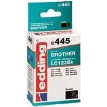 EDD-445 - tinta - Brother - preto - LC123BK - recarga (18-445)