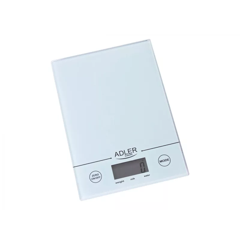 Balança de cozinha Adler AD 3138 w balança de cozinha eletrónica branca de bancada quadrada