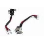 Conector de alimentação com cabo, TOSHIBA Satellite L40, Série L45