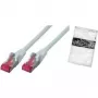 Cabo de rede ShiverPeaks BS75720-AW 10m Cat6a S/FTP