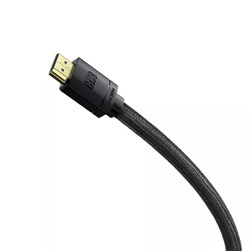 Cabo HDMI Baseus High Definition Series 2.1, 8K 60Hz, 3D, HDR, 48Gbps, 2 m (preto)