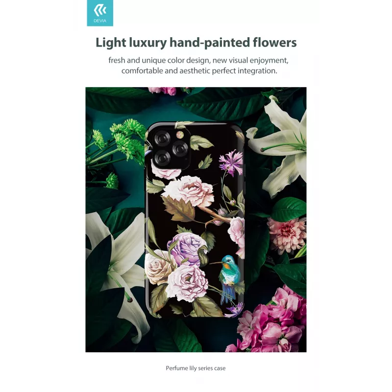 Capa Devia Perfume lily iPhone 11 Pro Max