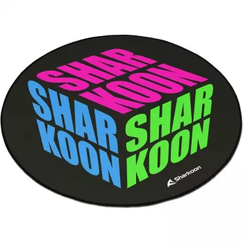 Tapete para cadeira Sharkoon SKILLER SFM11 Cube azul verde rosa poliéster 1200x1200x5mm